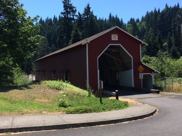 Office Covered Bridge in Oregon