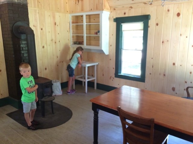 Inside the Box Canyon cabin