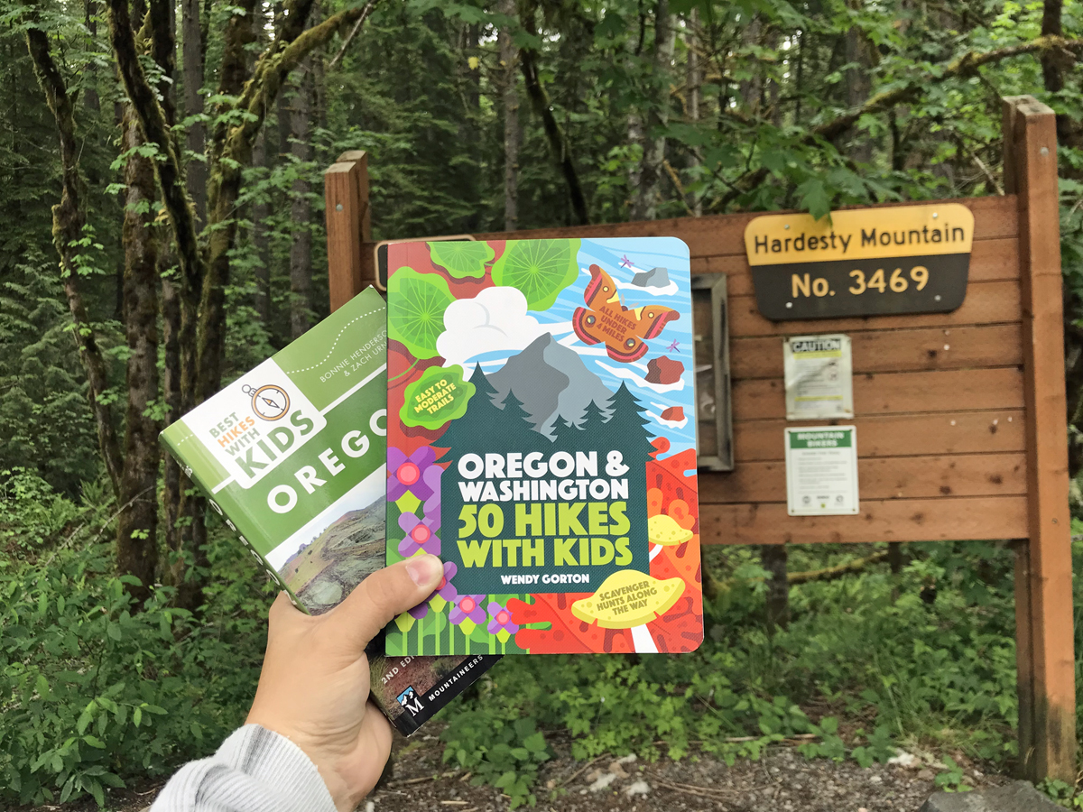 Books about hiking with kids in Oregon