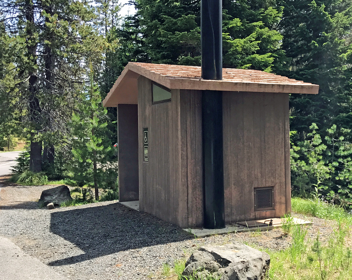 Bathrooms at Big Lake Campground