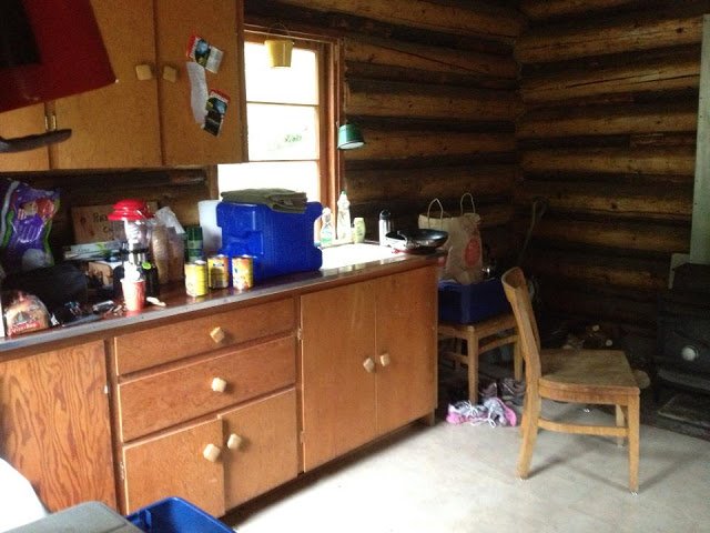 Inside of Aspen Cabin, Oregon